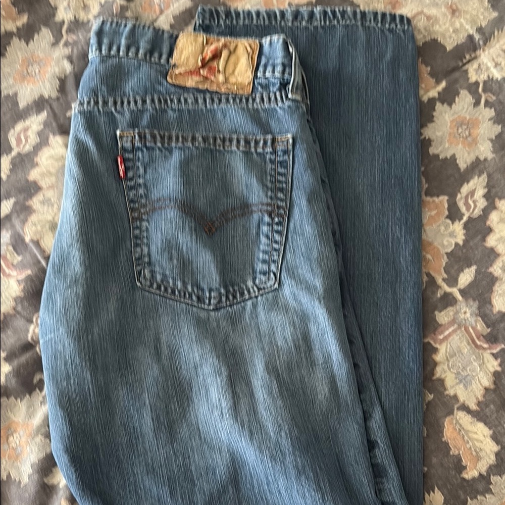 Levi's Blue Straight Jeans Classic Fit